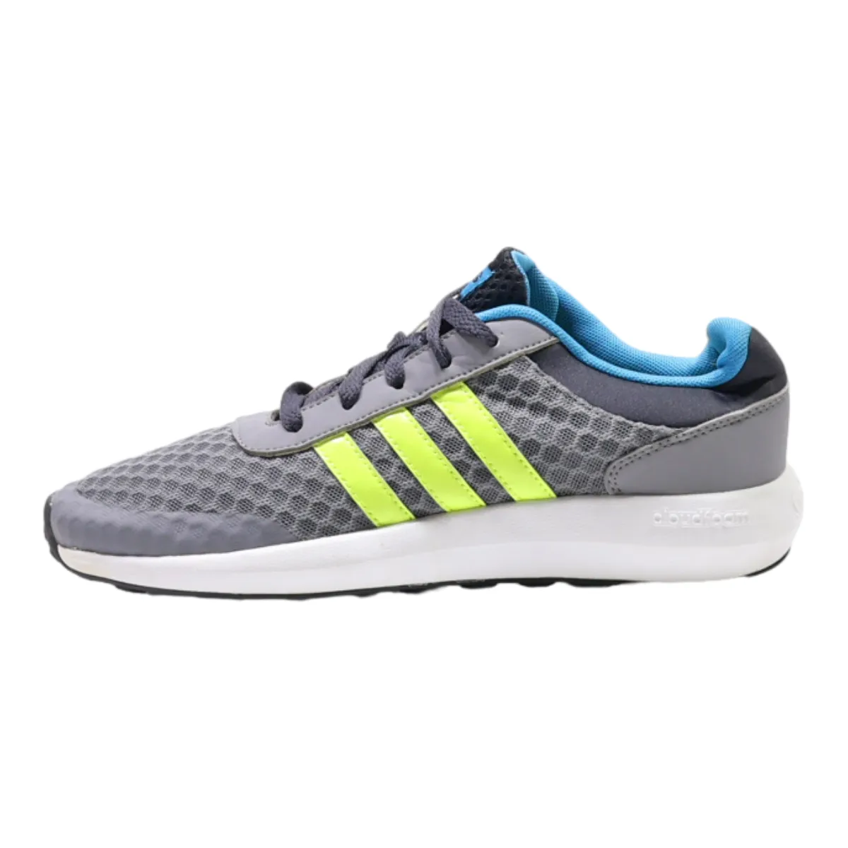 ADIDAS Cloudfoam Race Sneaker Trainers Grey Synthetic Womens UK 4.5