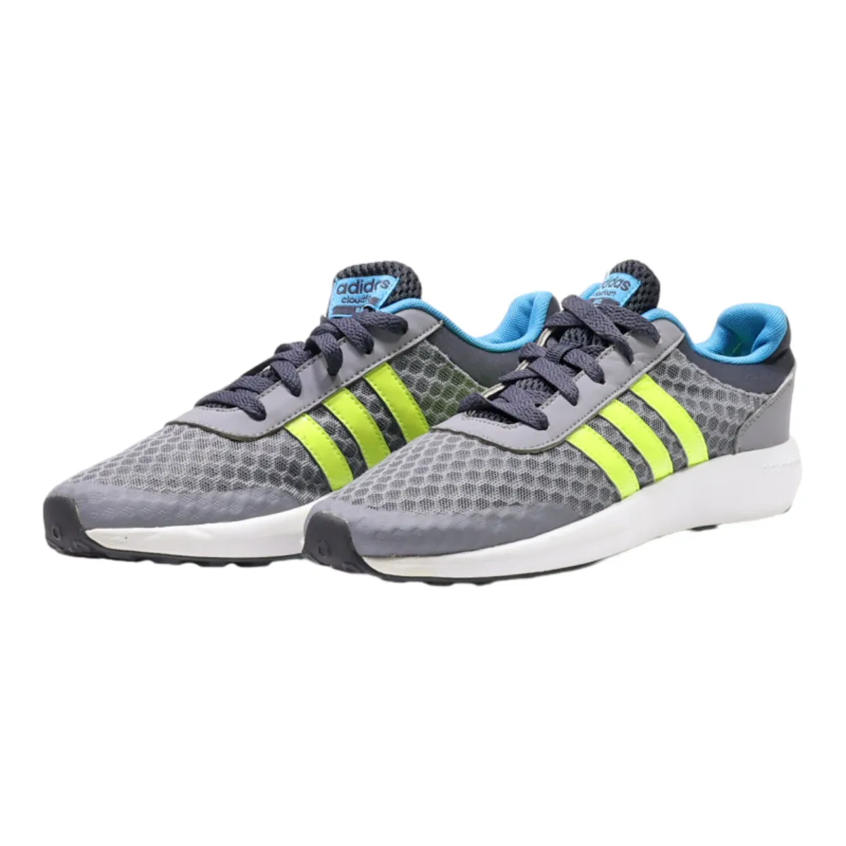 ADIDAS Cloudfoam Race Sneaker Trainers Grey Synthetic Womens UK 4.5