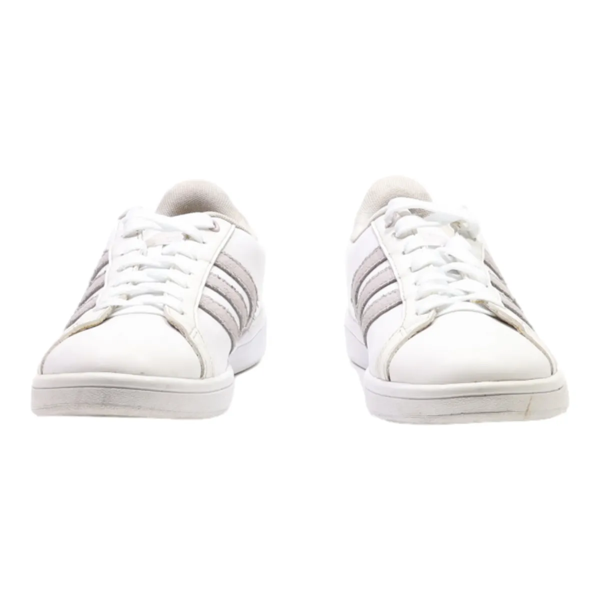 ADIDAS Cloudfoam Sneaker Trainers White Leather Womens UK 6.5