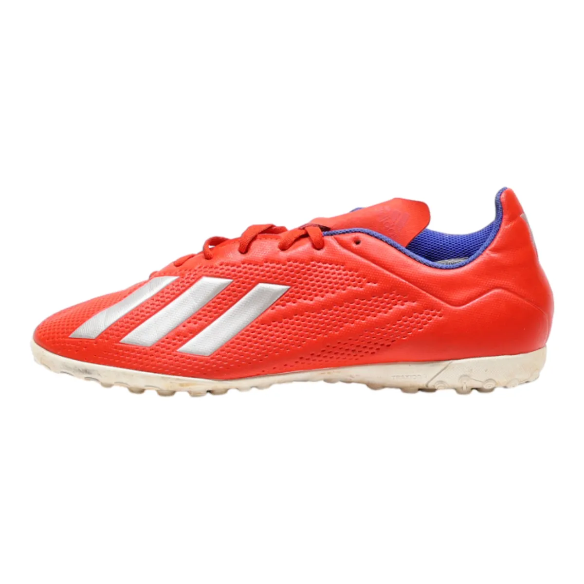 ADIDAS Football Low Top Trainers Red Leather Mens UK 9