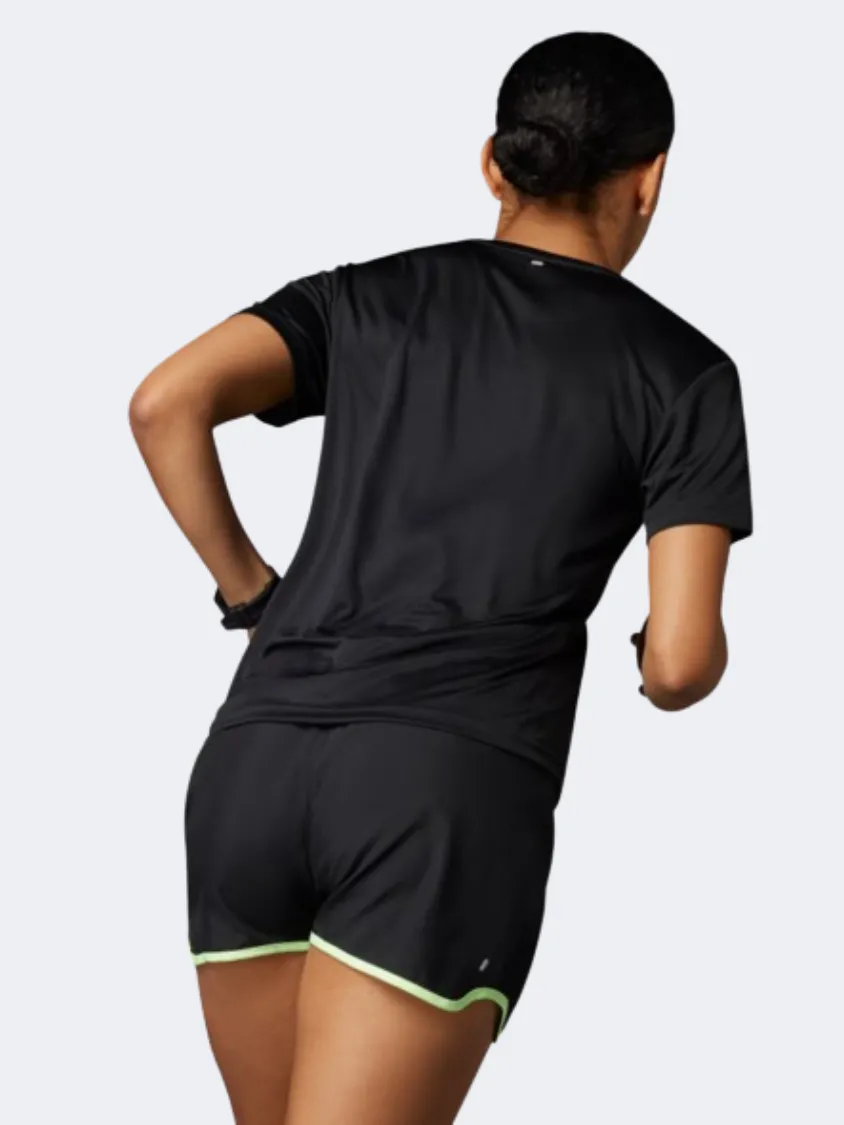 Adidas Run It Women Running Short Black/Green