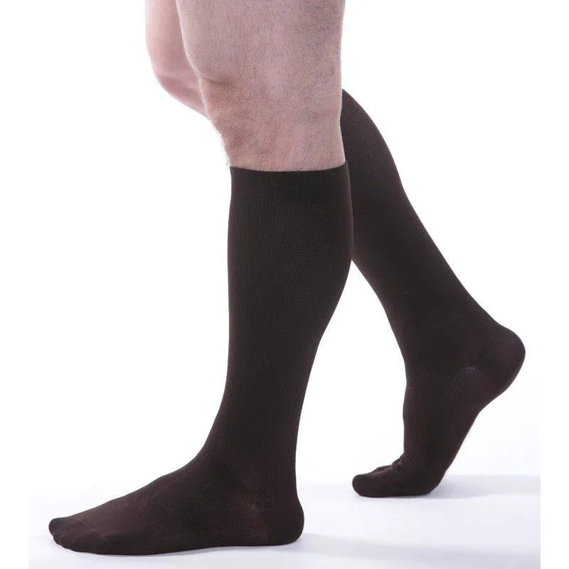 Allegro Essential Men's Ribbed Knee High 20-30 mmHg #102