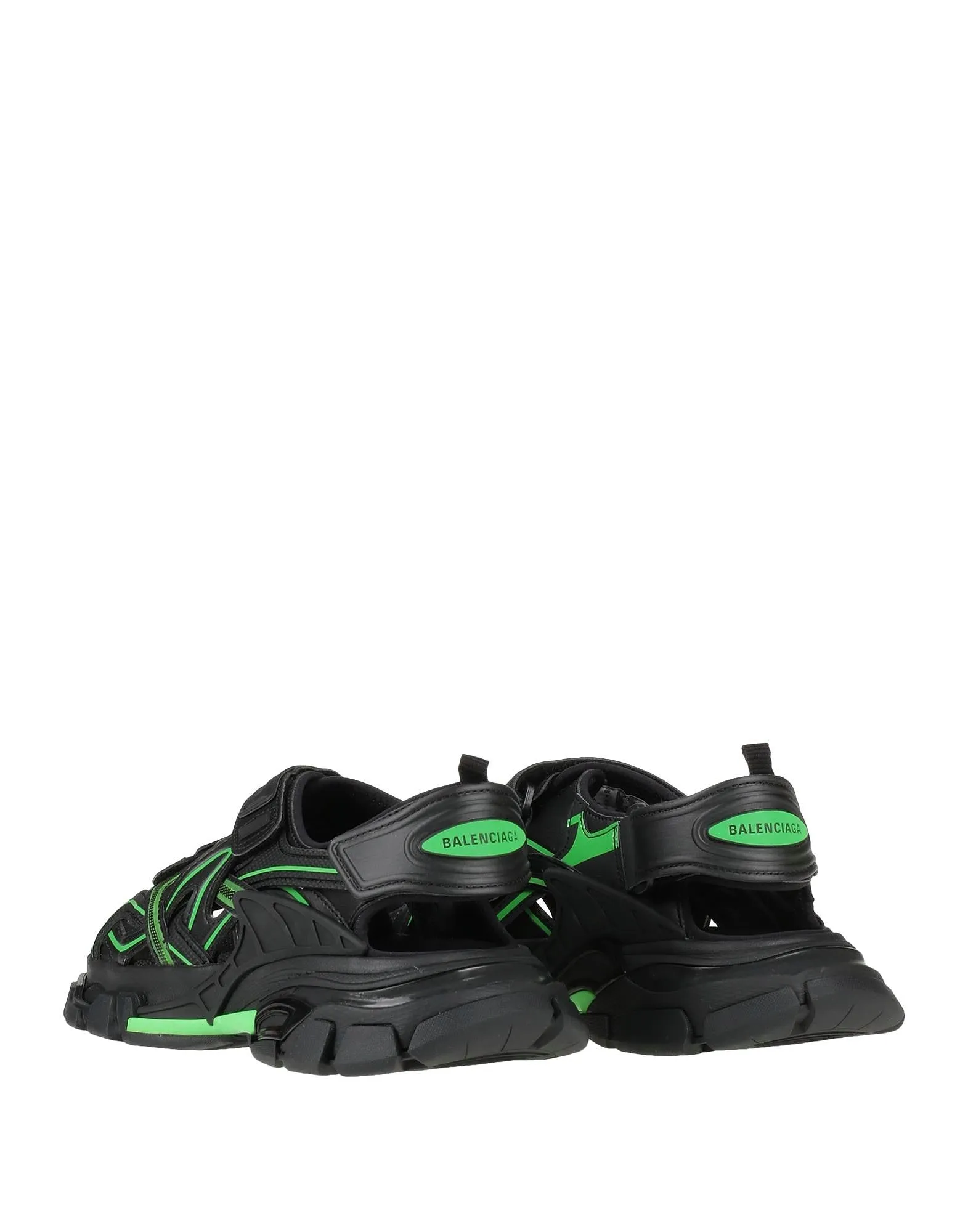 Balenciaga Track Sandal 'black Fluo Green'