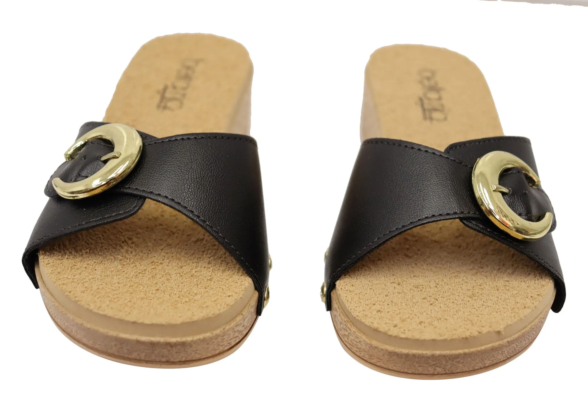 Beira Rio Conforto Aniya Womens Slides Sandals Made In Brazil