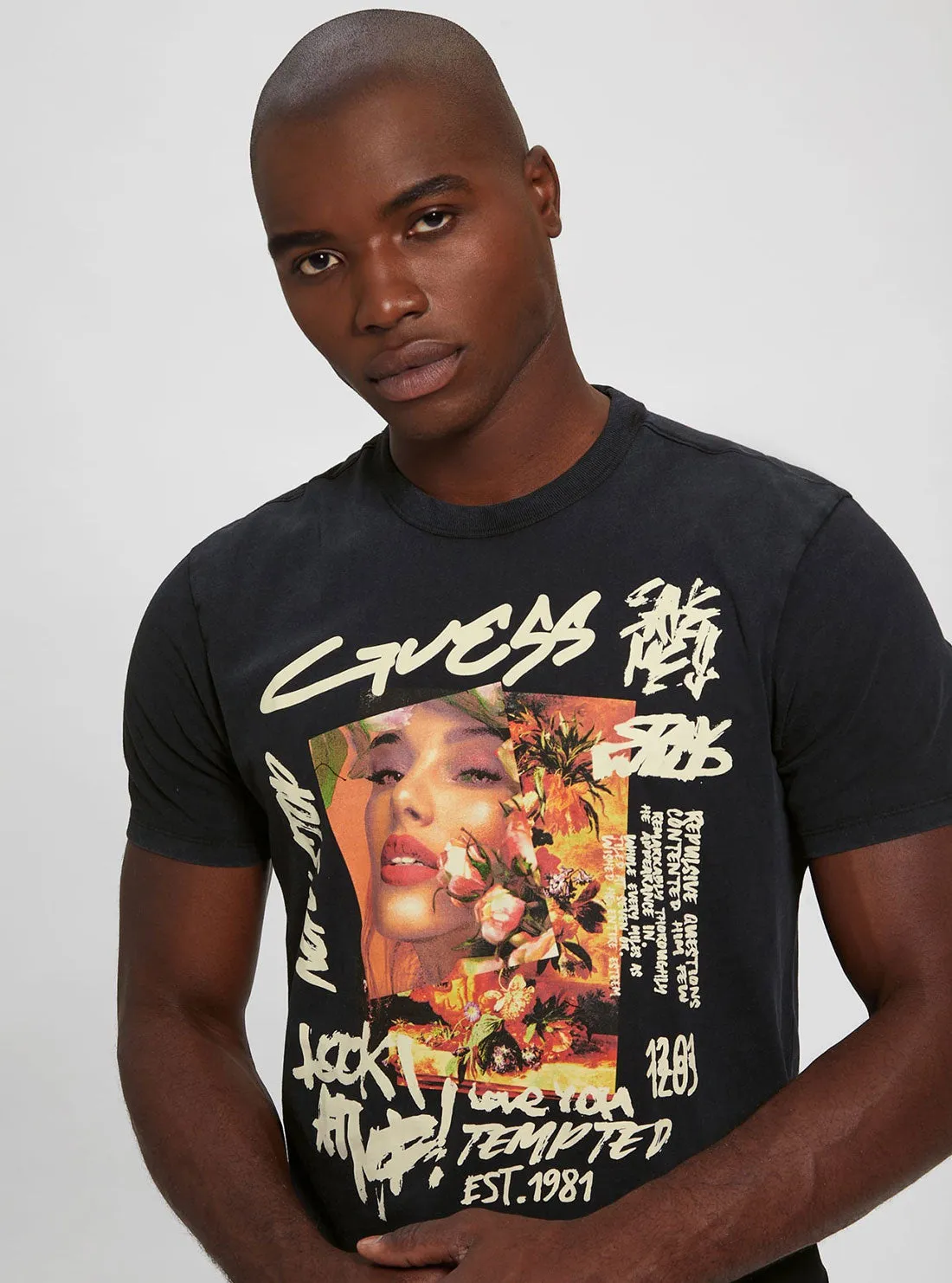 Black Allure Graphic T-Shirt