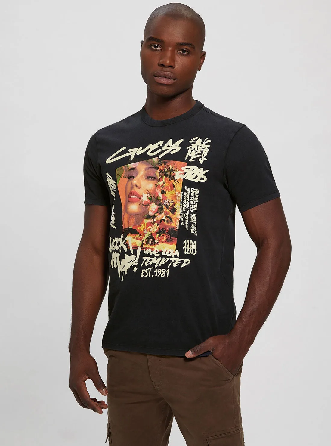 Black Allure Graphic T-Shirt