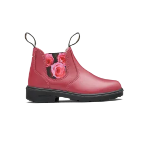 Blundstone Mauve With Pink Rose Elastic Kids' Boot