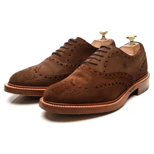 Brown Suede Brogues UK 8 F