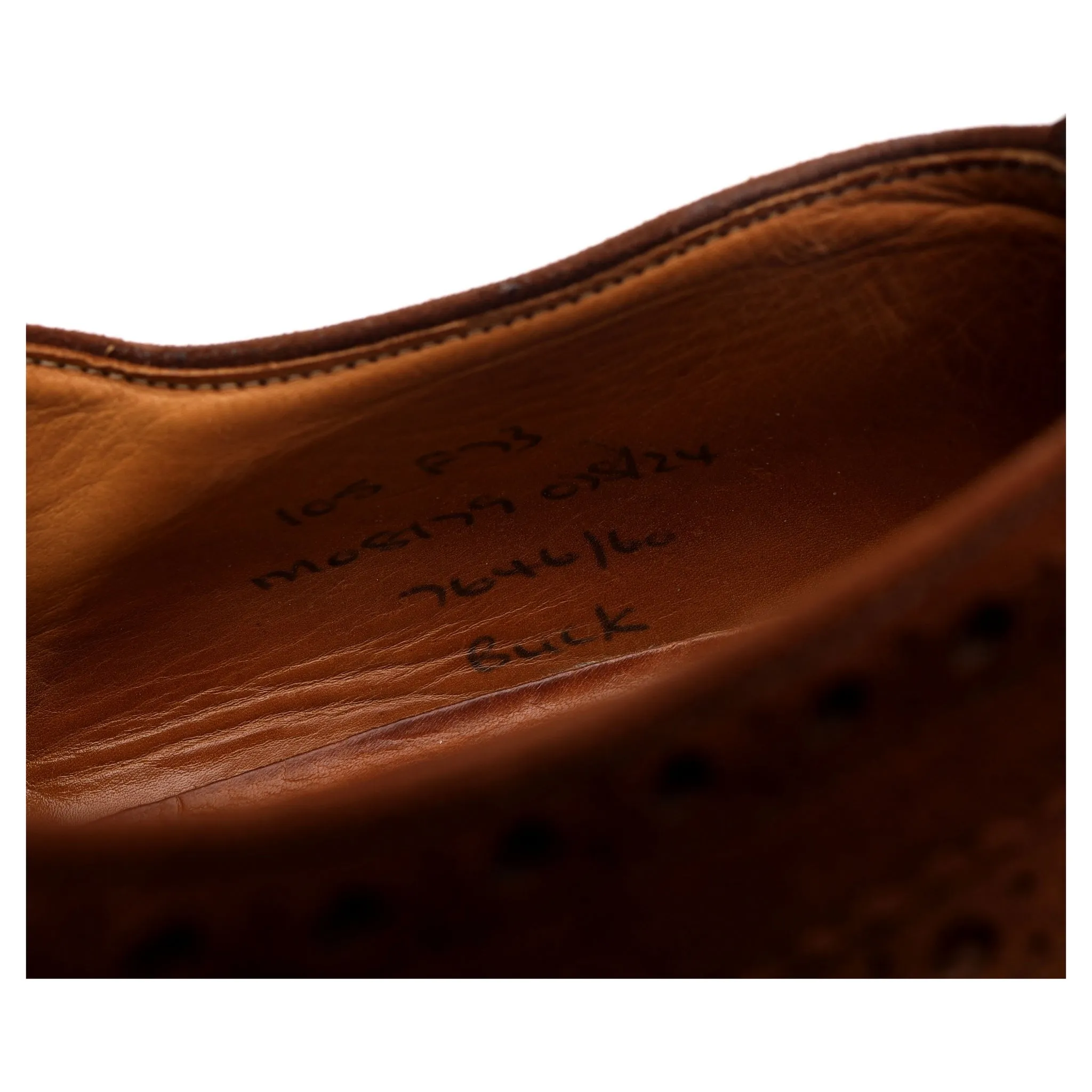 'Buck' Brown Suede Oxford Brogues UK 10.5 F