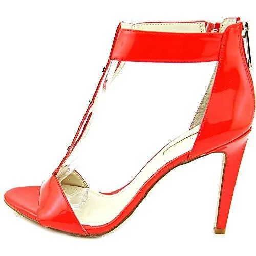 Cayce Open Toe Tstrap Classic Pumps Candy Red Size 11