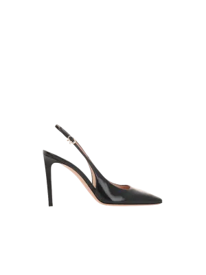 Christina Slingback Pumps in Patent Leather