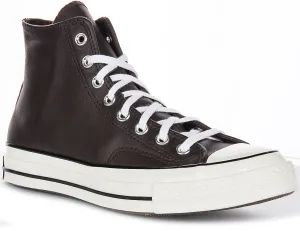 Converse Chuck 70s Hi A10154C In Brown Leather