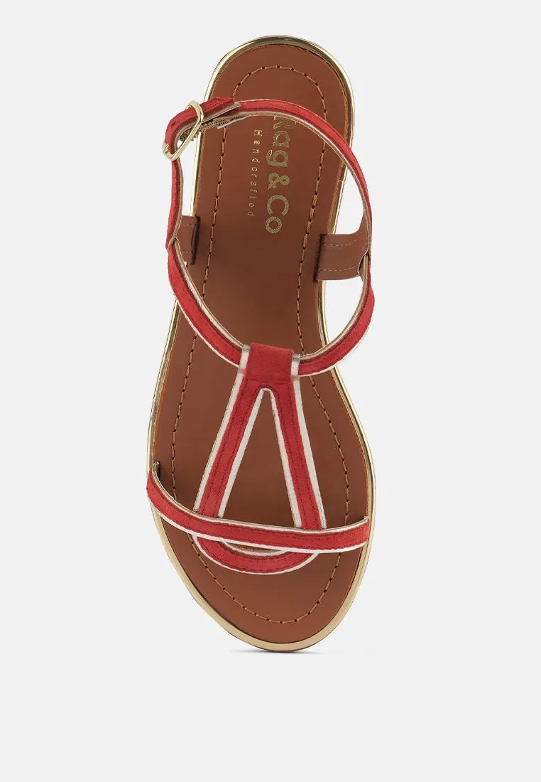 Feodora Flat Slip On Sandals