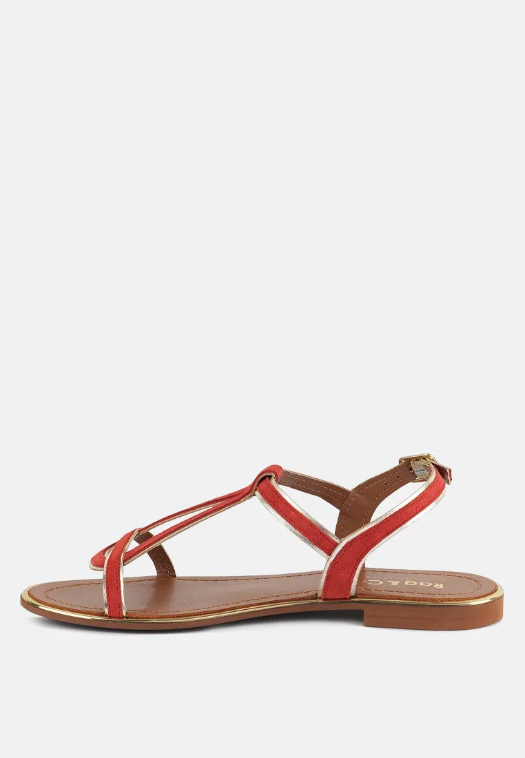 Feodora Flat Slip On Sandals