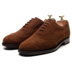 'Grosvenor ll' Brown Suede Oxford Brogues UK 7 F