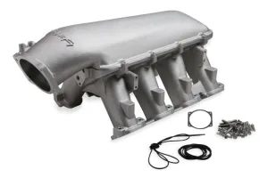 HOLLEY HI-RAM INTAKE MANIFOLD - GM LT1 GM Gen V LT1 Hi-Ram, 1 x 92mm LS Throttle Body (Longitudinal Mount) w-out Port EFI Provisions