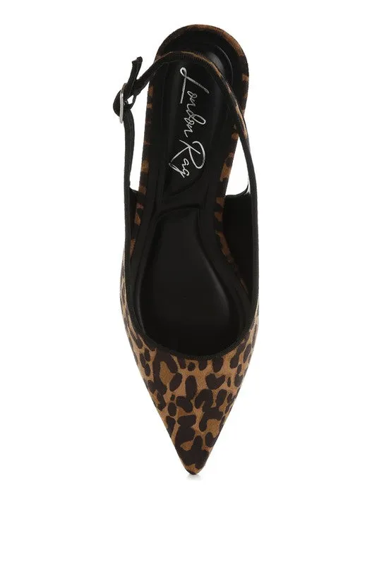 Jahzara Slingback Kitten Heel Sandals