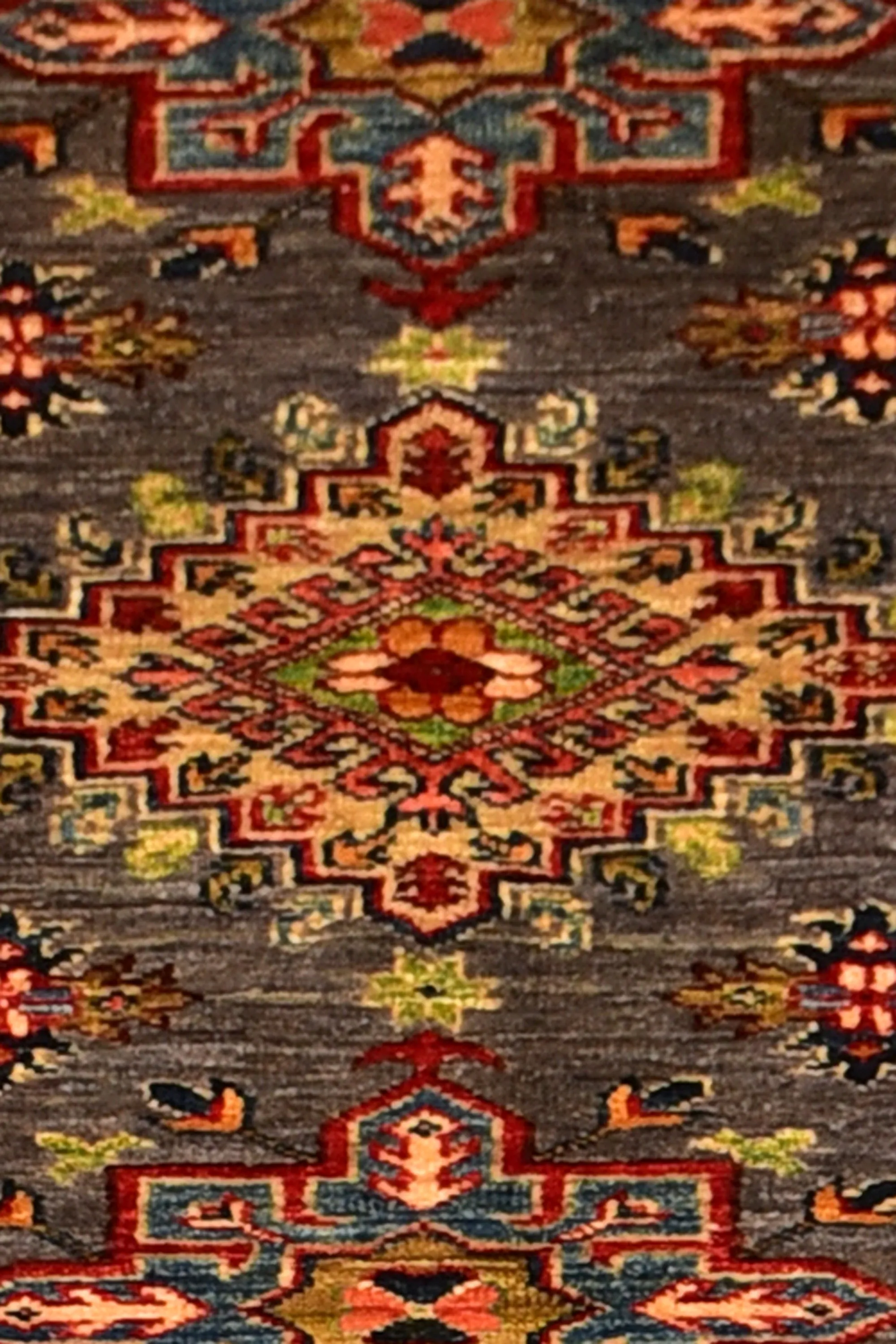 Kazak 100% wool Rug - Runner 2'8" x 13' 2"