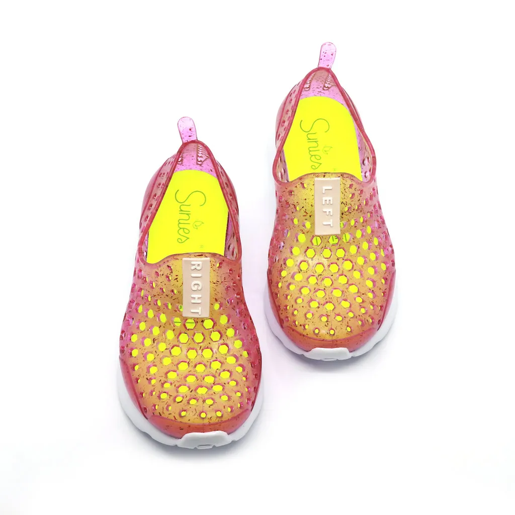 Kids Pink Fiber Sneaker