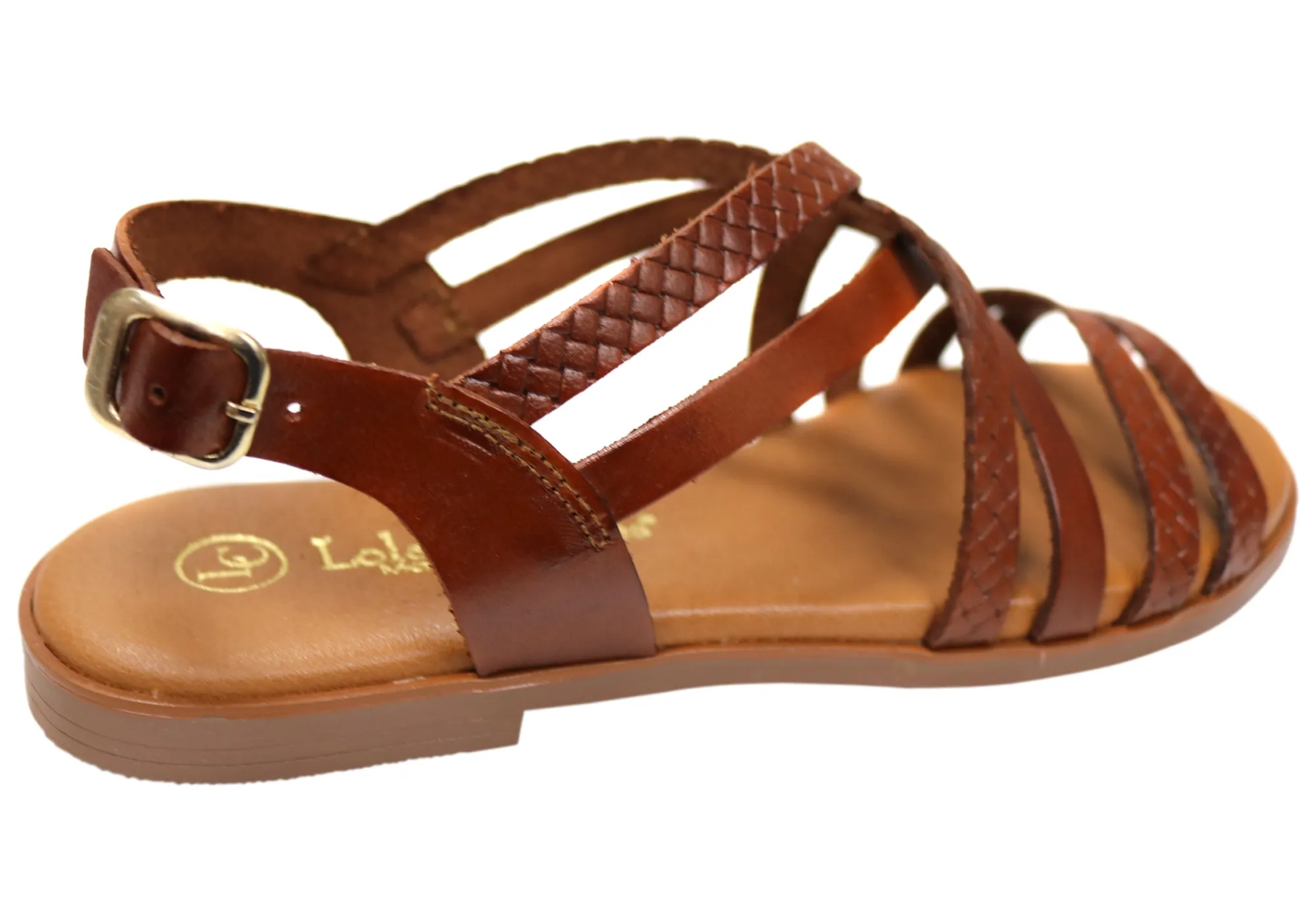 Lola Canales Amaze Womens Comfortable Leather Sandals Made In Spain