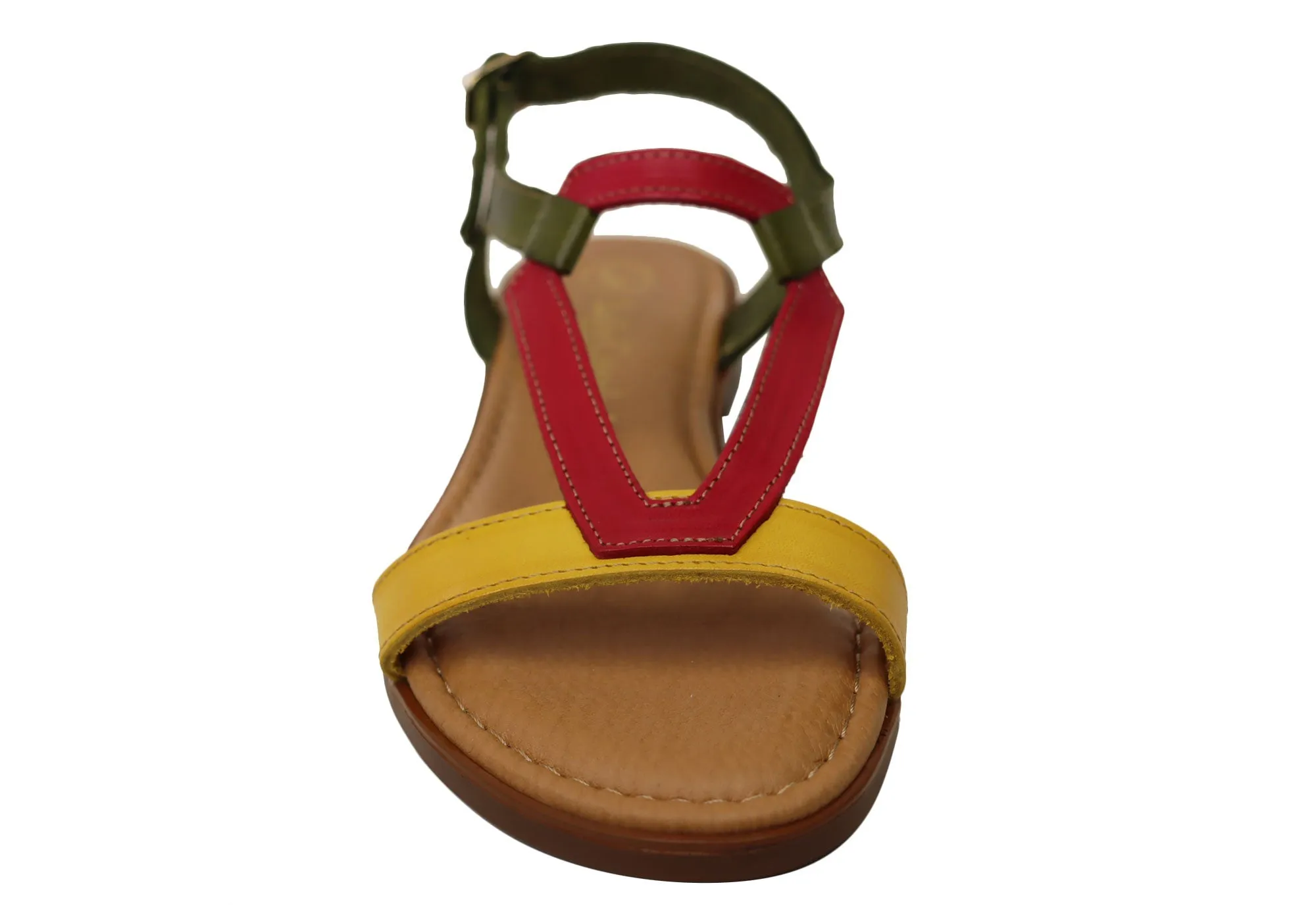 Lola Canales Courtney Womens Comfortable Leather Sandals Made In Spain