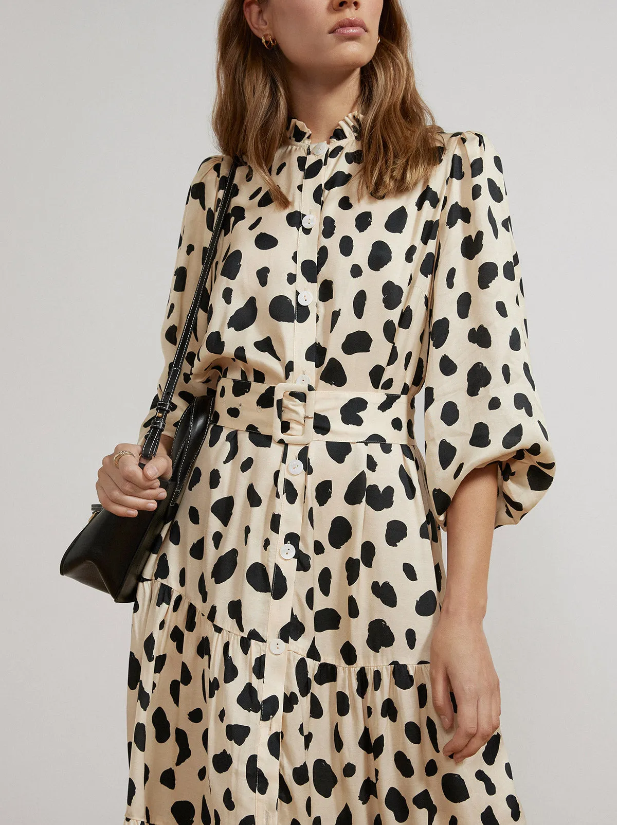 Lori Animal Spot Shirt Dress