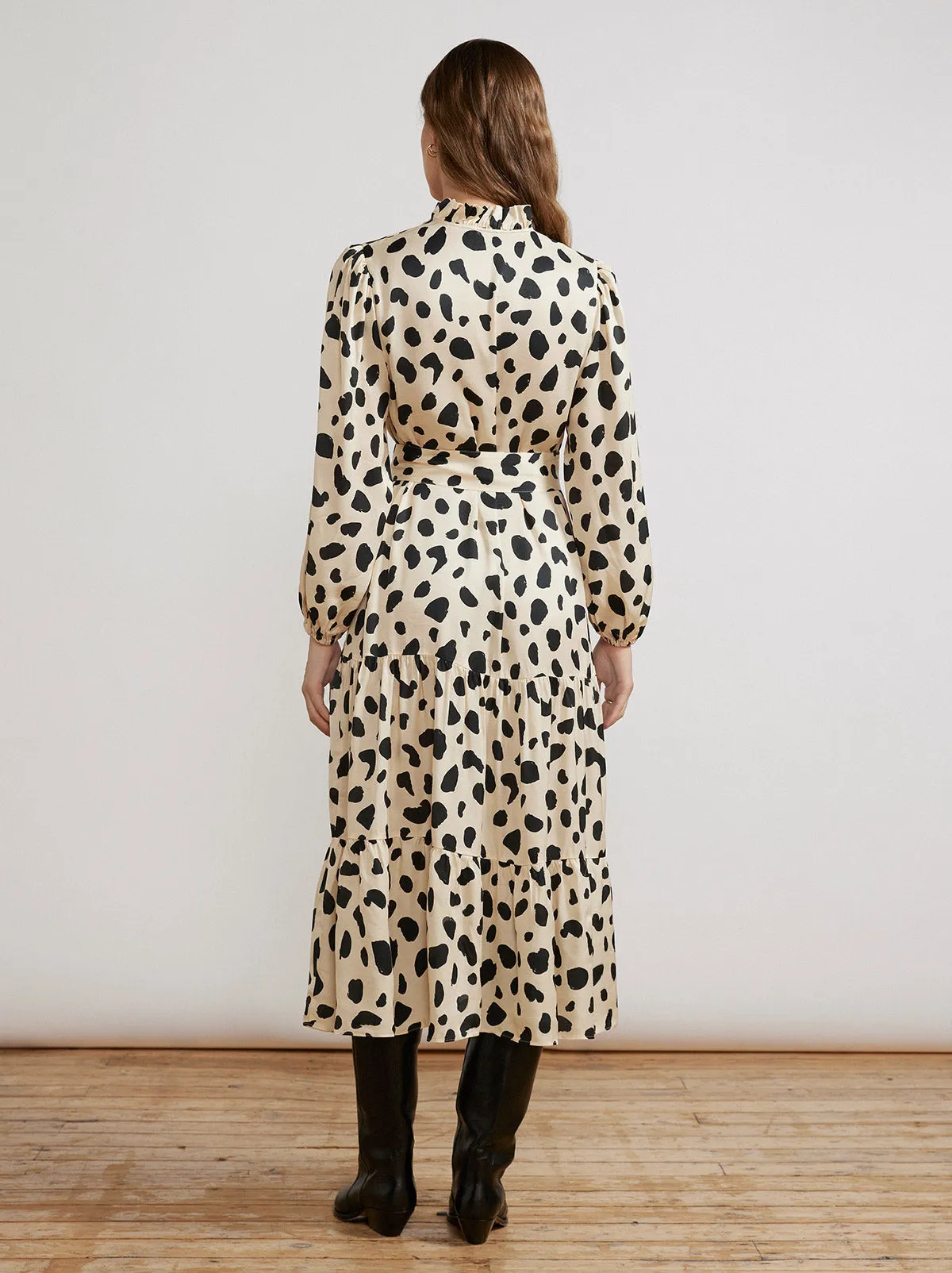 Lori Animal Spot Shirt Dress