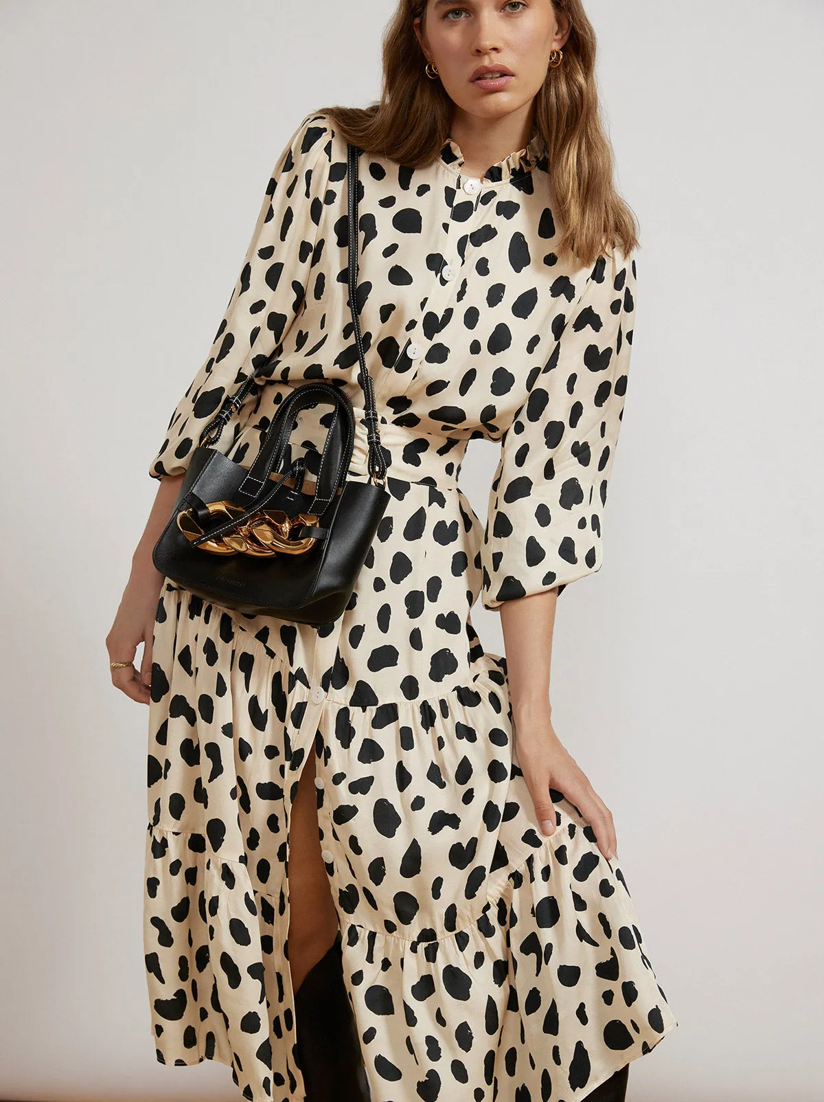 Lori Animal Spot Shirt Dress