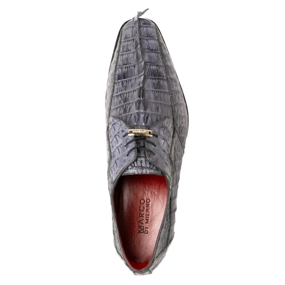 Marco Di Milano Cancun Caiman Fuscus and Leather New Gray