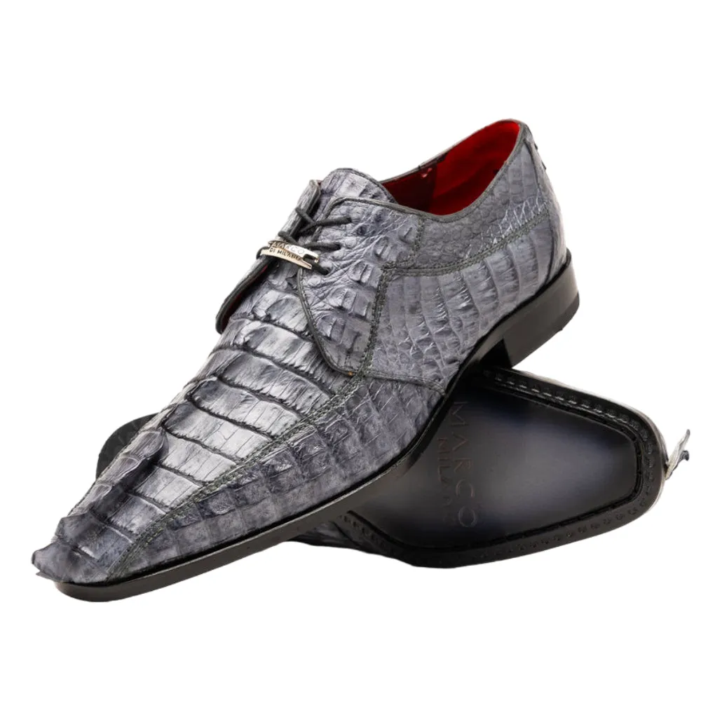 Marco Di Milano Cancun Caiman Fuscus and Leather New Gray