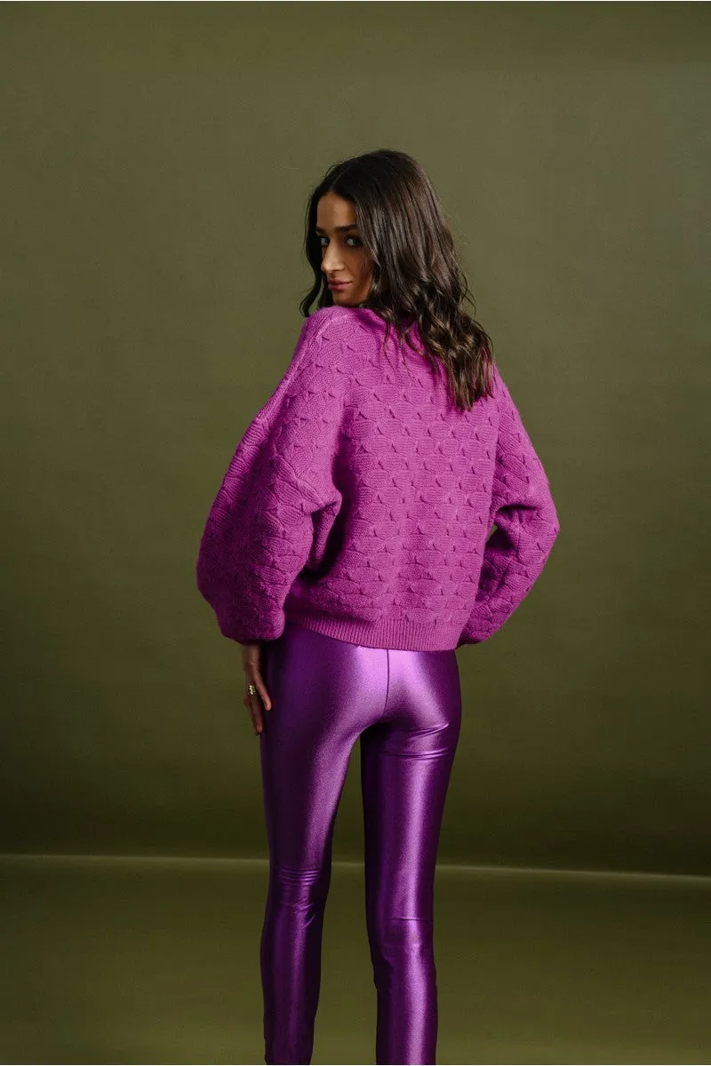 Molly Bracken Purple Sweater