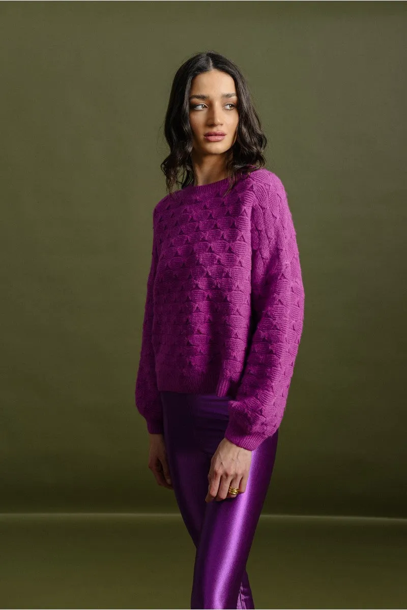 Molly Bracken Purple Sweater