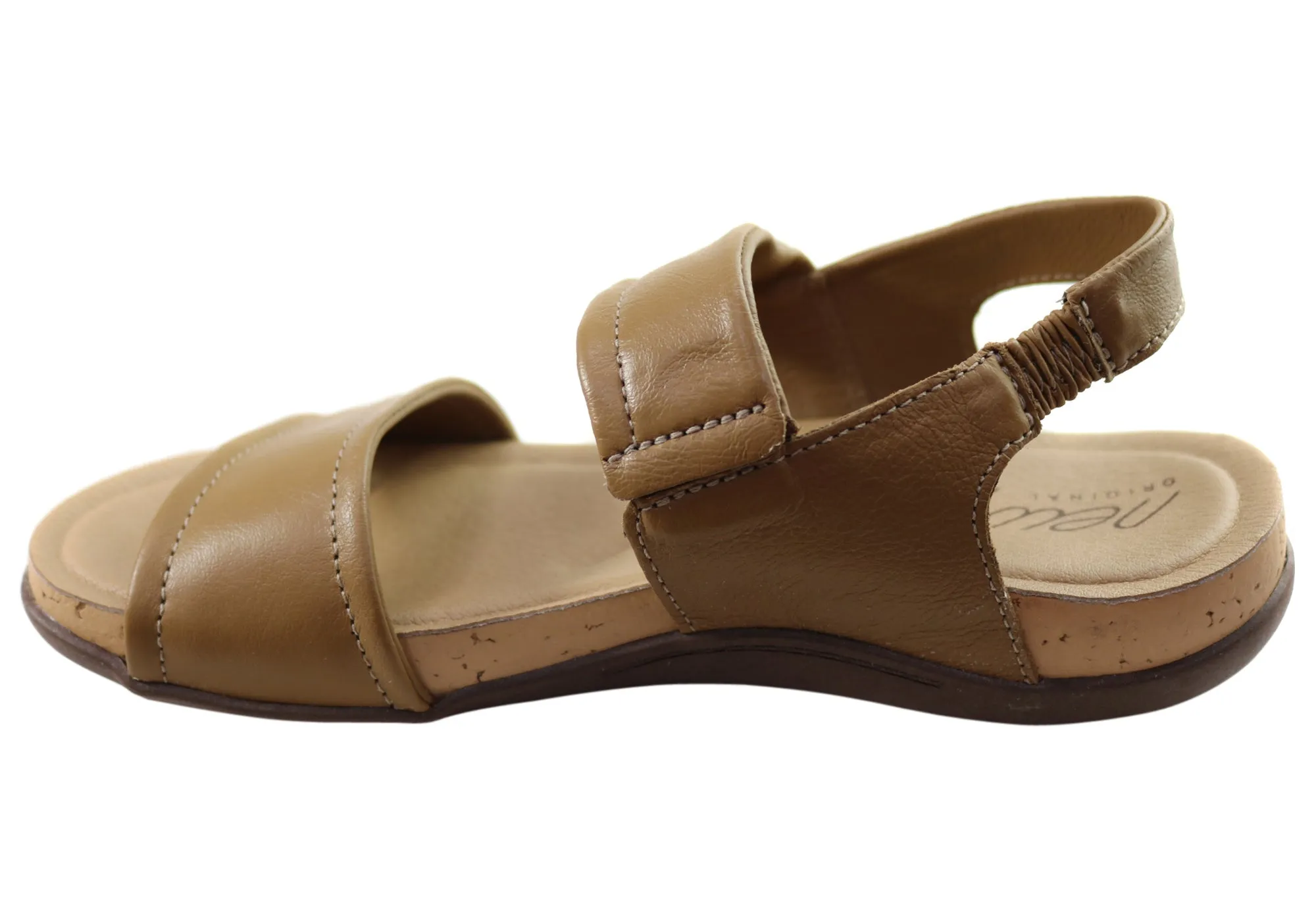 New Face Echo Womens Comfortable Leather Sandals Made In Brazil