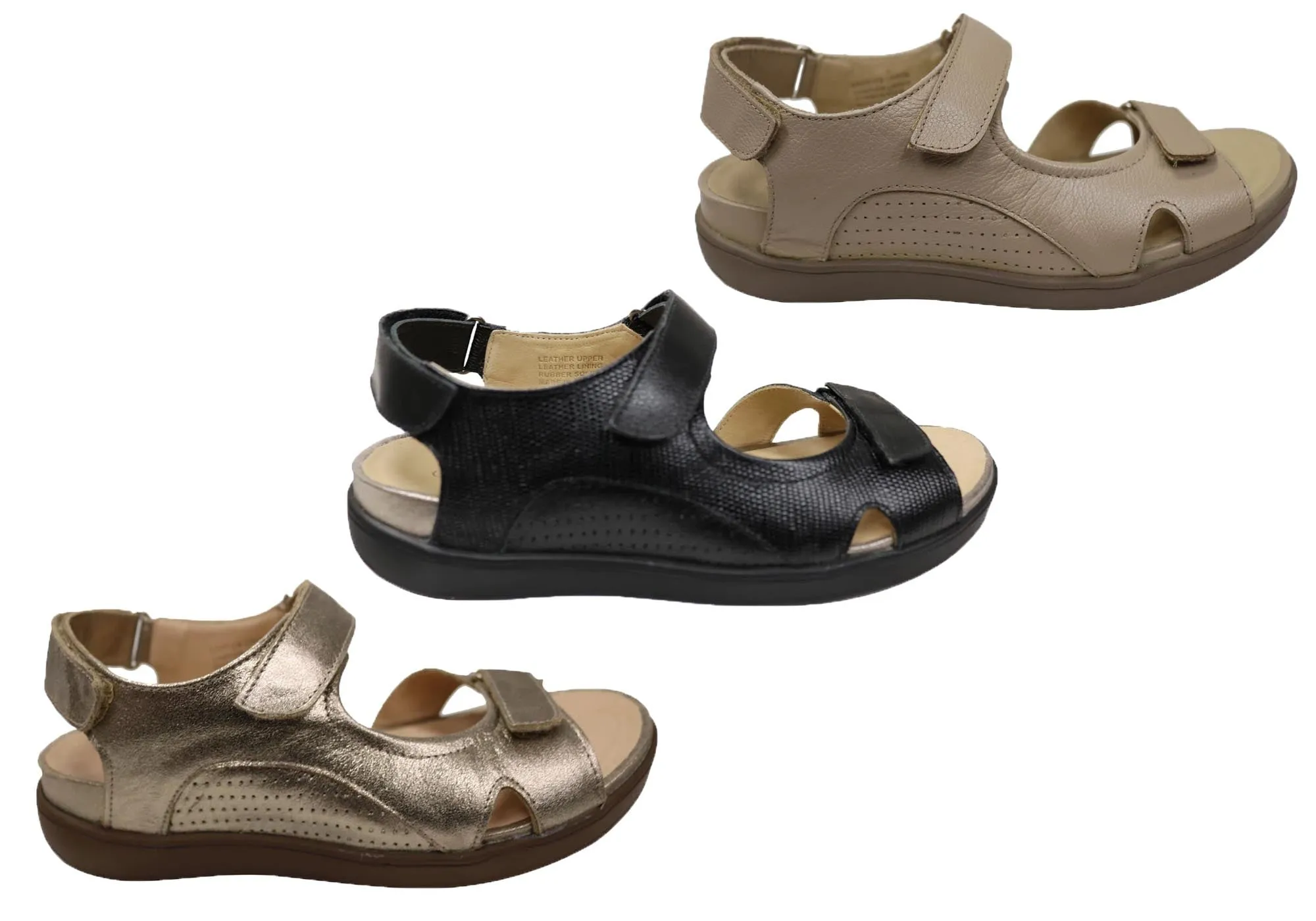 Opananken Sunni Womens Comfortable Brazilian Leather Sandals