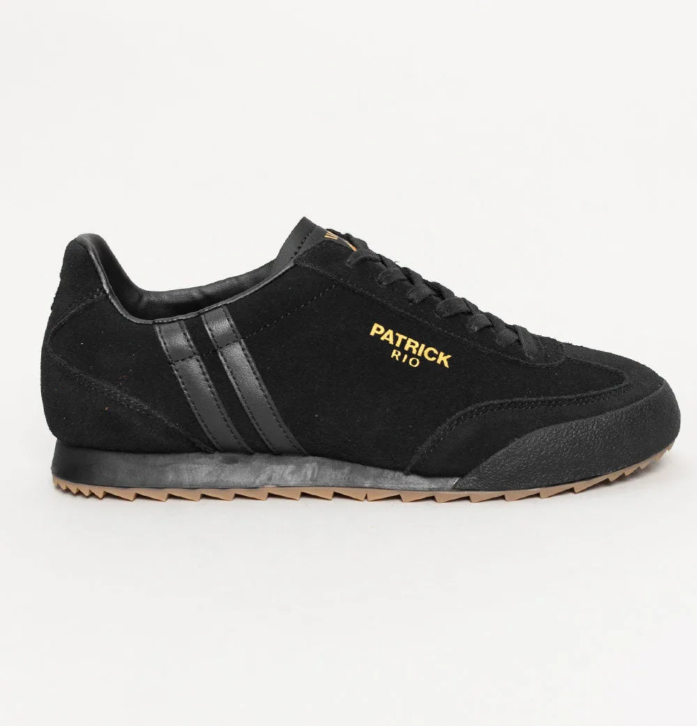 Patrick Rio Trainers Black Mono