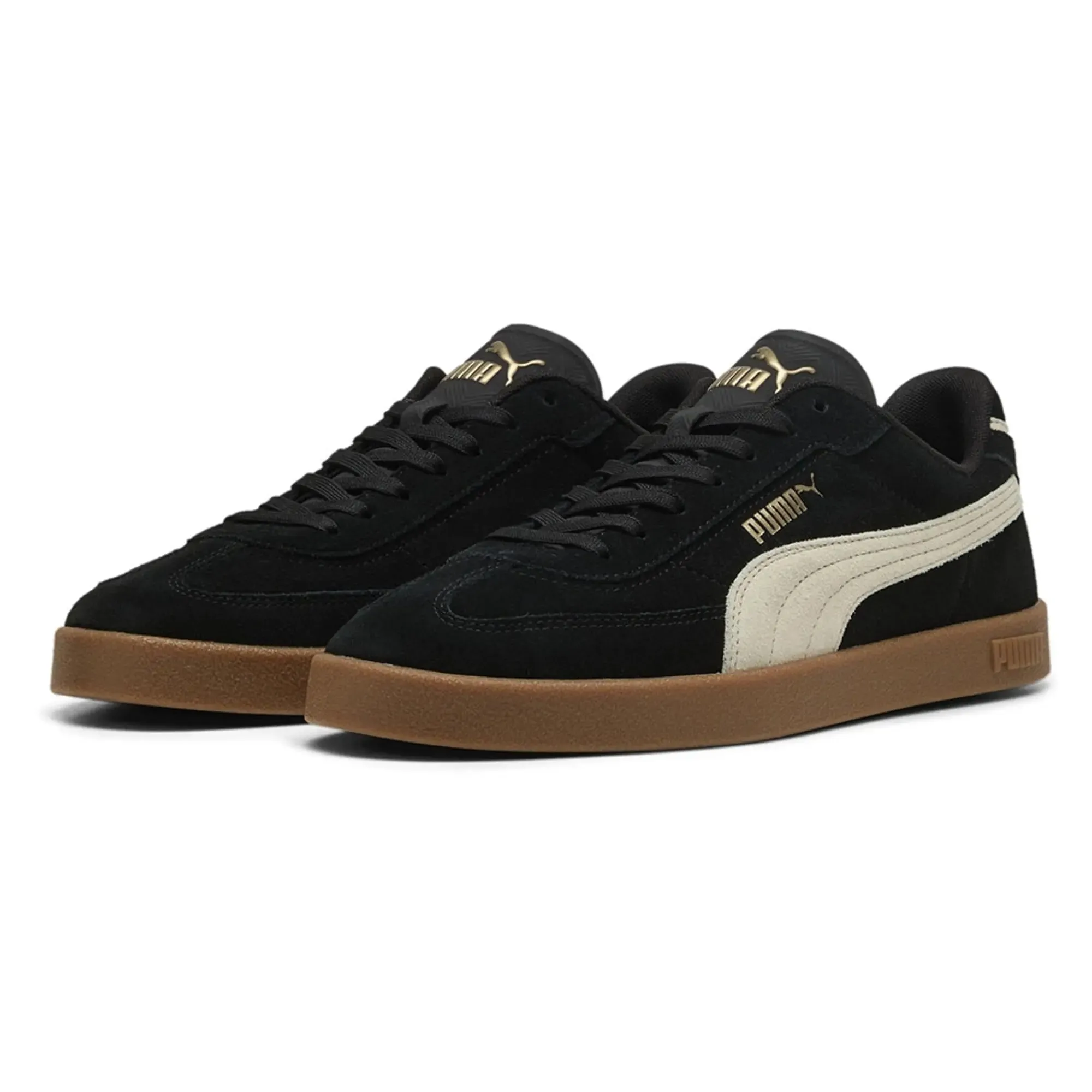 PUMA CLUB II ERA SUEDE - BLACK/ALPINE SNOW/GUM