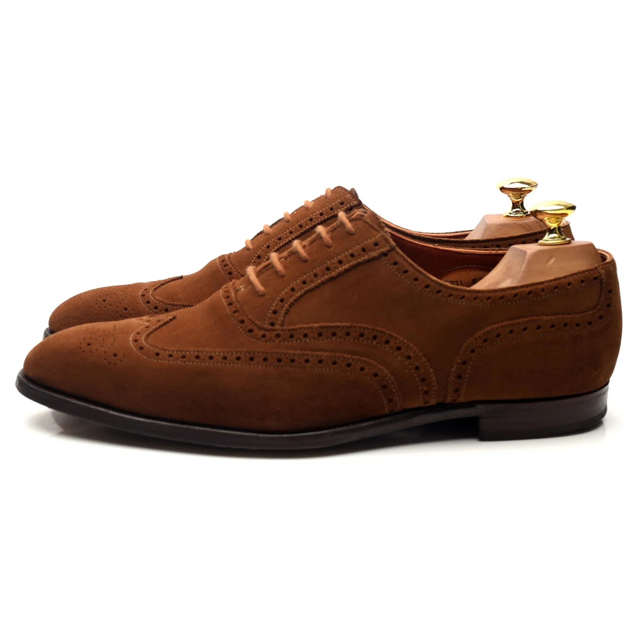 'Reuben' Brown Suede Oxford Brogues UK 8.5 E