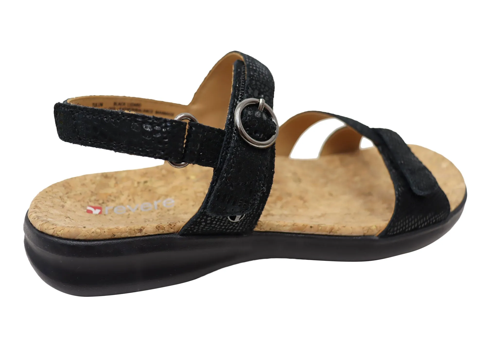 Revere Tulum Womens Comfortable Leather Sandals