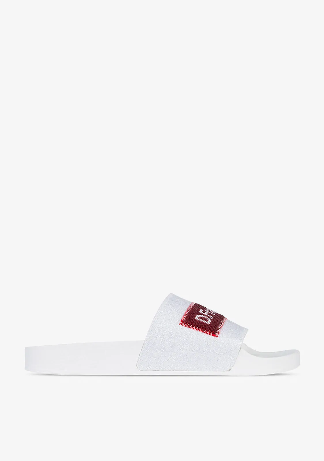 Sequins Slide White