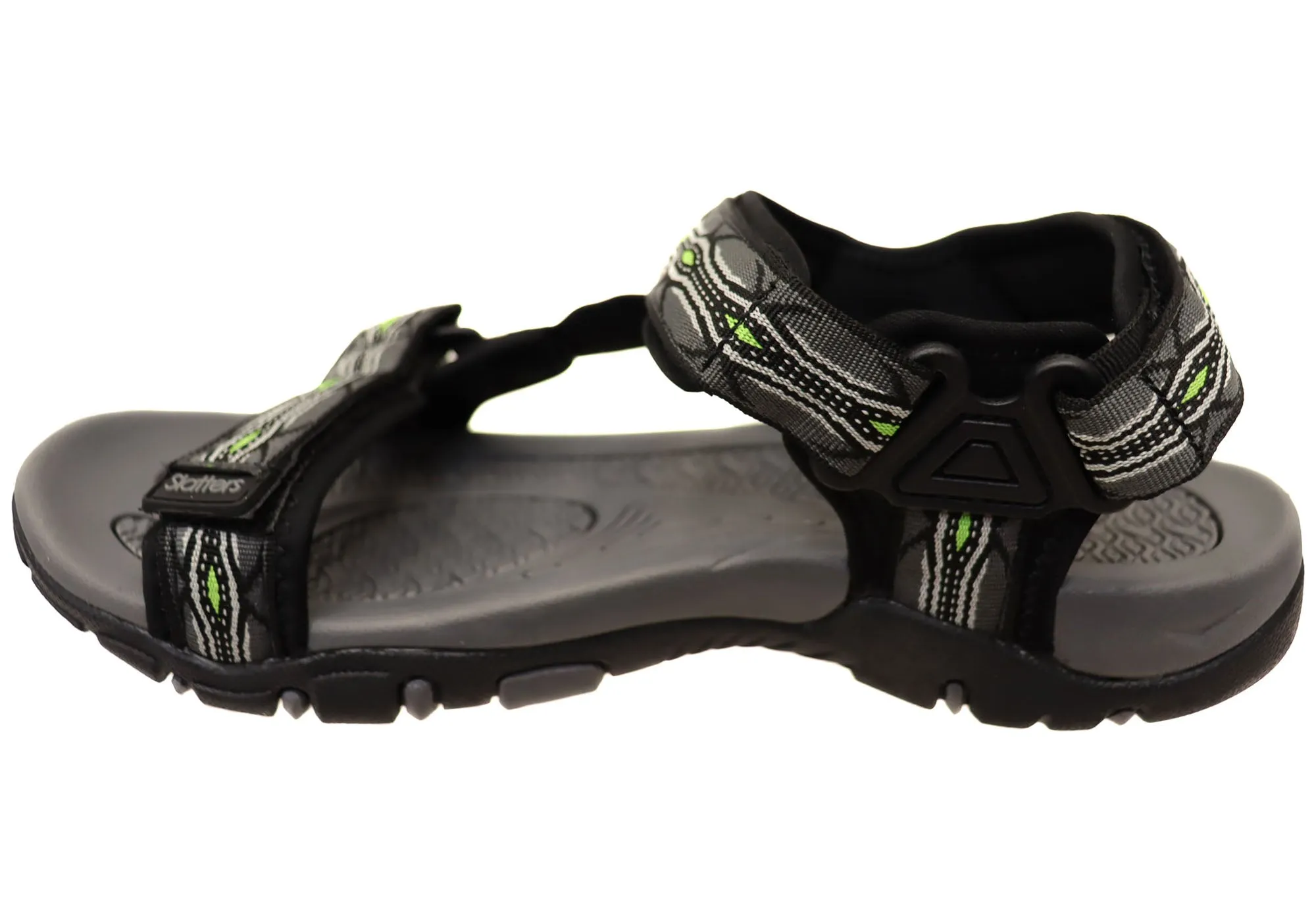 Slatters Breakwater Mens Comfortable Adjustable Sandals