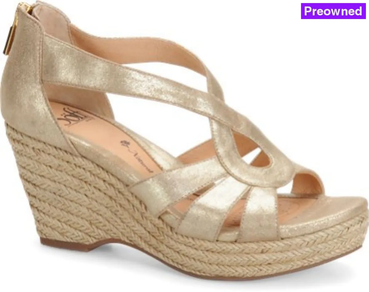 SOFFT Women's •Mena• Caged Wedge Sandal - Preowned