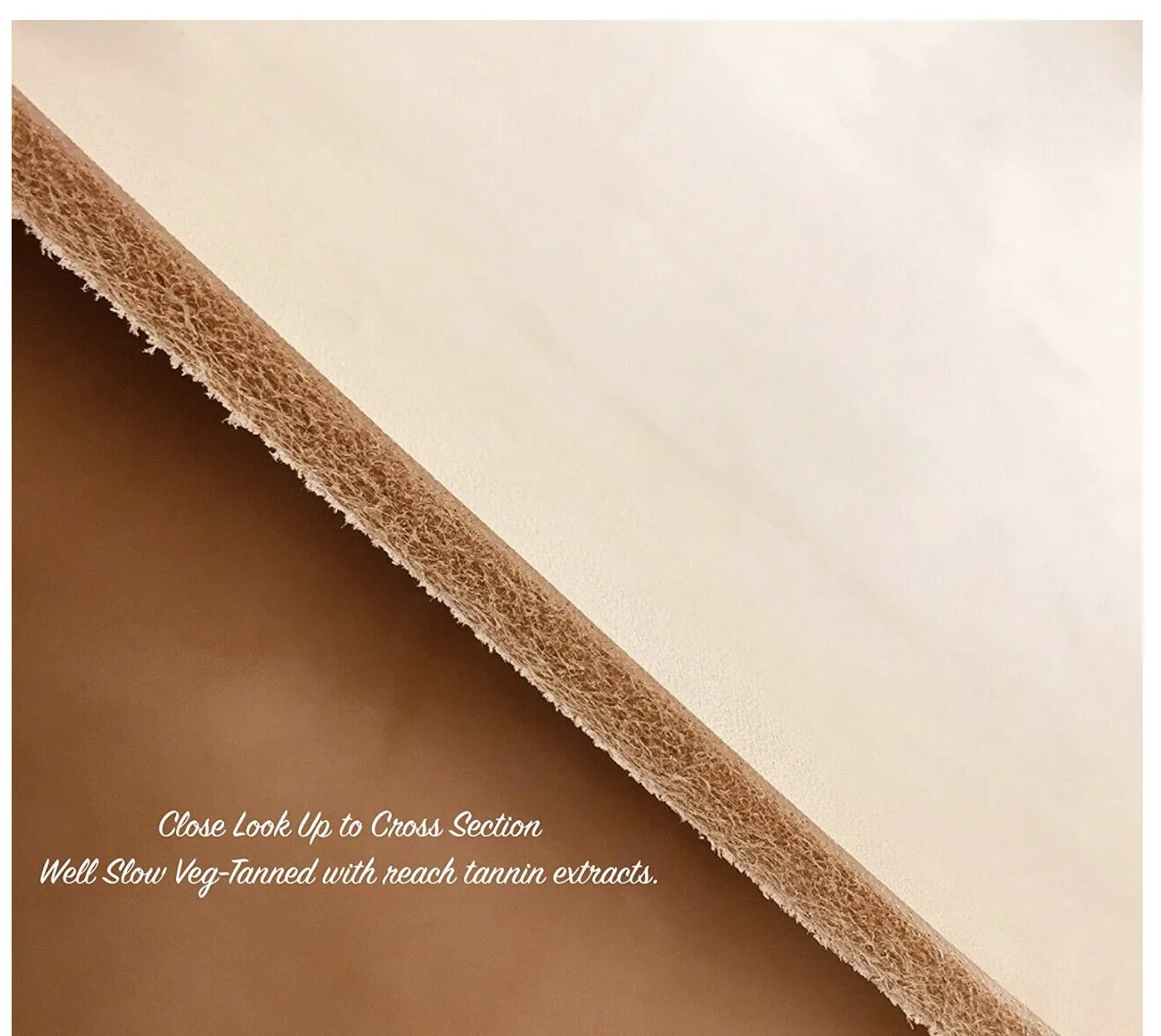 Vegetable Tan Tooling Cowhide Leather Scraps Light 3-6 oz. (1-2.4mm) Thickness