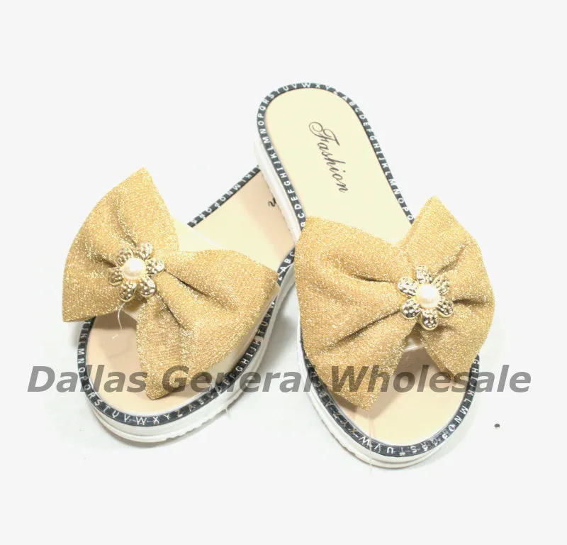 Women Cute Slip On PVC Sandals Wholesale